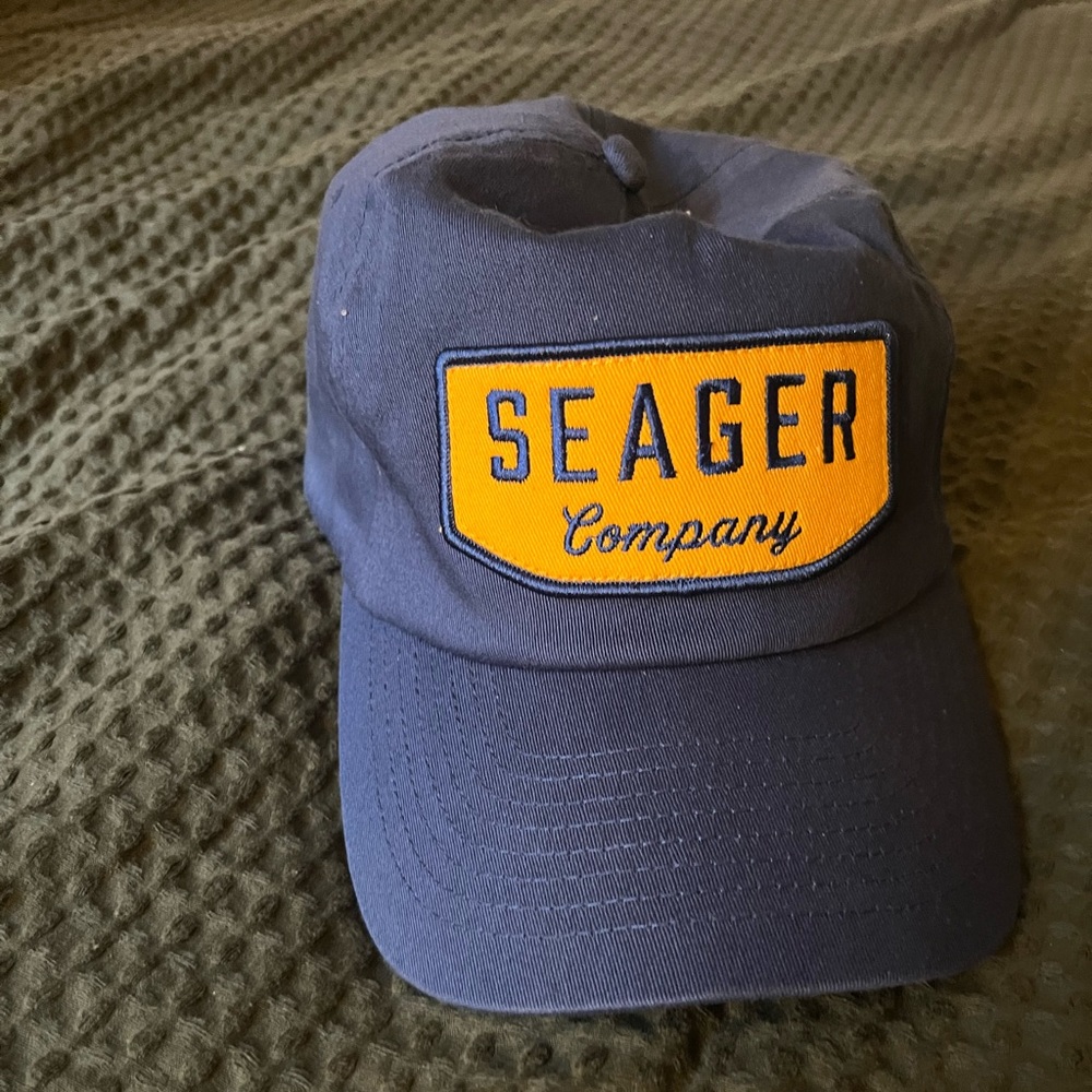 Seager Company Blue and Yellow Men's Hat